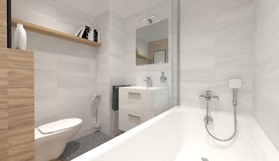 Na predaj nový 1 a pol izbový byt, 37,69 m², balkón, parkovacie miesto /Rajka/