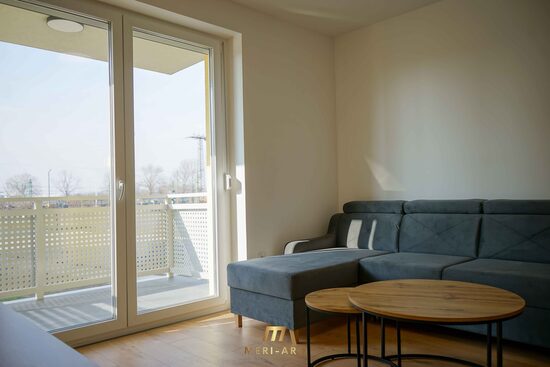 Na prenájom nový, moderne zariadený 1,5-izbový byt s balkónom a parkovaním – Rajka