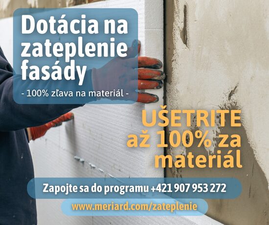 Dotácia na zateplenie fasády - aj pre Slovákov