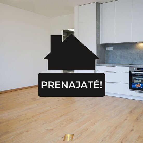 (PRENAJATÉ) Na prenájom 1 izbový čiastočne zariadený byt, novostavba, parkovacie miesto, Rajka